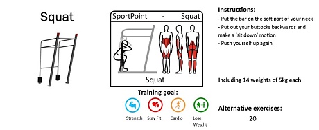 Professional SportPoint Strength. Squat