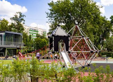 Парк им. Прямикова. Детский Таганский парк. Детская площадка для детей 5+